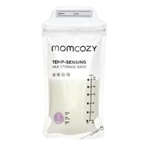 Amazon.com : Momcozy Breastmilk Storing Bags, Temp-Sensing Discoloration Milk Storing Bags for Breastfeeding, Disposable Milk Storage Bag with 6 Ounce Self Standing, No-Leak Milk Freezer Storage Pouches, 120pcs : Baby