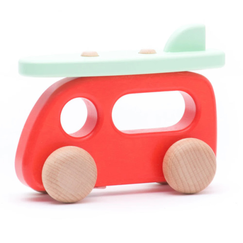 Camper with Surfboard | Red