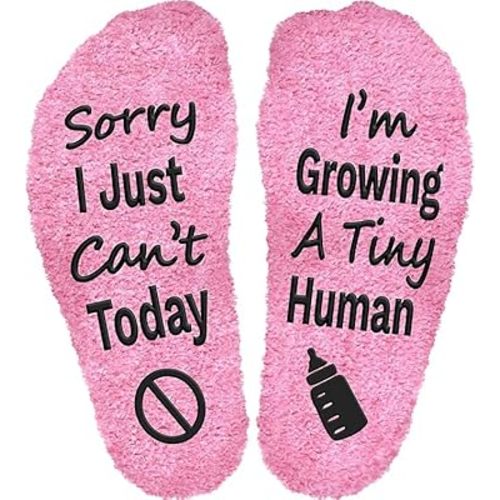 Sorry I Cant Today I'm Growing A Tiny Human Socks, Pregnancy Socks Funny For Mom To Be, Mother To Be Gifts For New, Gifts For Pregnant Daughter, Birthday For Expecting Moms, First Time Moms
