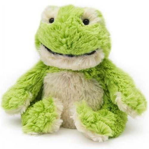 FROG JUNIOR WARMIES Cozy Plush Heatable Lavender Scented Stuffed Animal