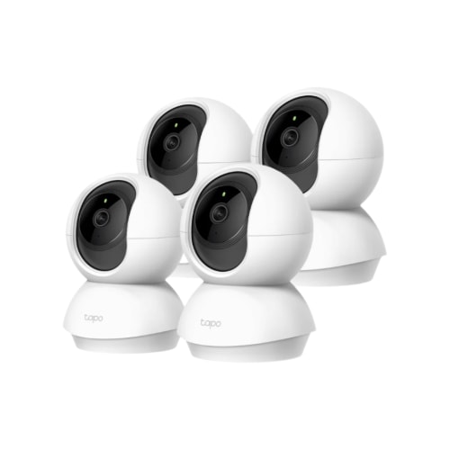 Multi-Room Security Bundle – 2K Pan/Tilt Cameras 4 Pack | Tapo C210 – TP-Link Tapo Store