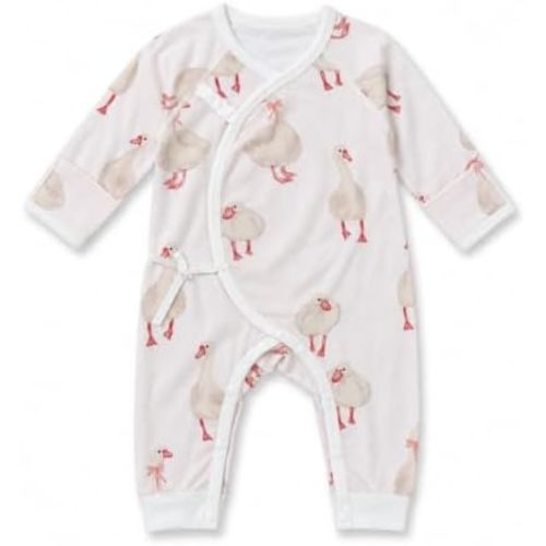 Organic Cotton 0-6M Unisex Newborn Baby Sleepers Pajamas