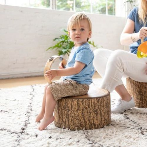 SoftZone Tree Stump Stool Set 3-Piece : Target