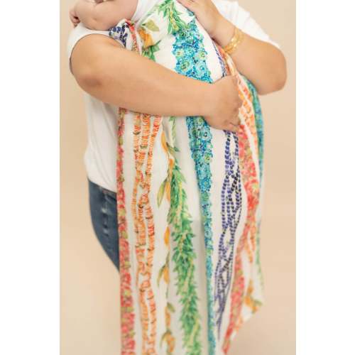 The Keiki Dept Bamboo Kapa Moe (Muslin Swaddle Blanket)