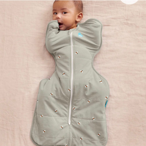Swaddle Up™ 2.5 TOG Cotton Oatmeal Bees