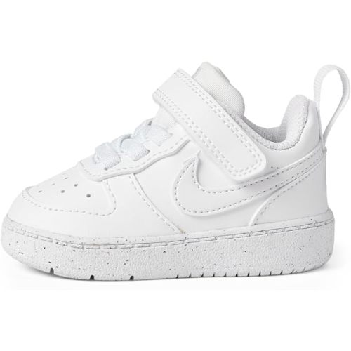 Amazon.com | Nike Baby/Toddler Court Borough Low Recraft Shoes, White/White-White, 5C | Sneakers