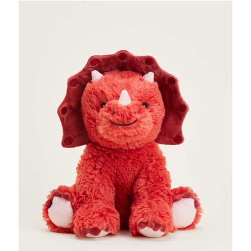 Red Triceratops Warmies | Microwavable Red Triceratops Warmies Stuffed Animal | Warmies USA
