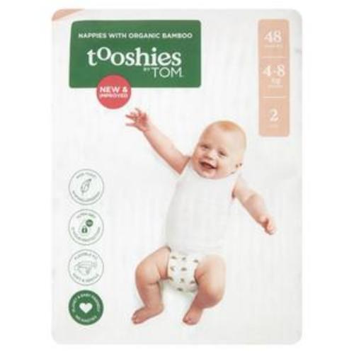 Tooshies Eco Nappies Size 2 Infant | 48 Pack