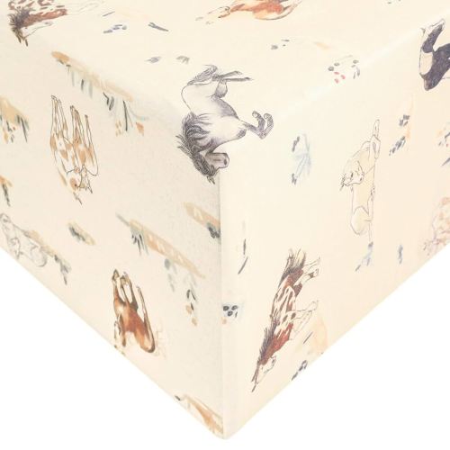 Premium Fitted Knit Crib Sheet/Toddler Sheet Montana by Copper Pearl