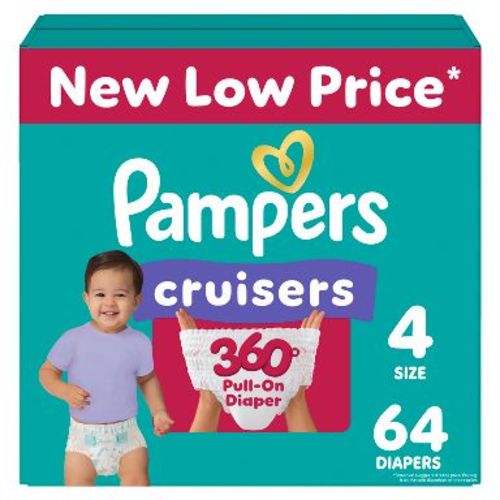 Pampers Cruisers 360 Diapers Super Pack - Size 4 - 64ct