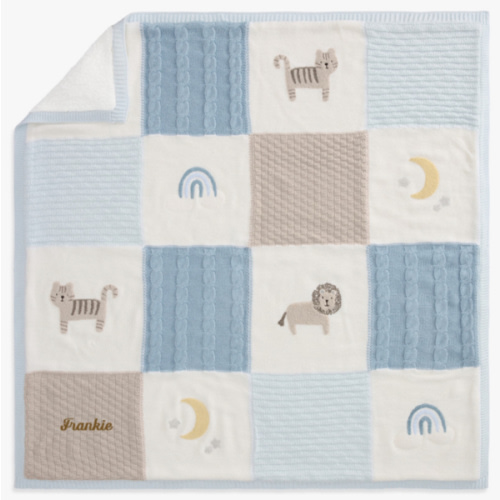 Oversized Heirloom Animals Baby Blanket Collection