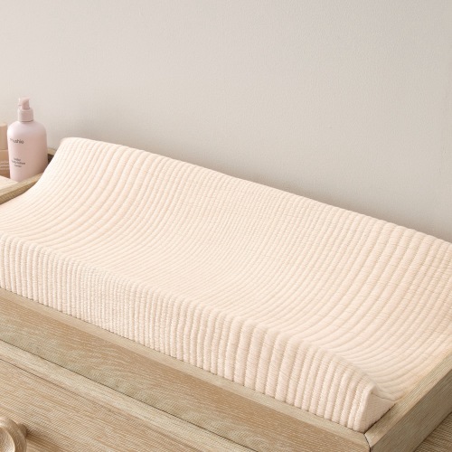 Organic Cotton Matelasse Changing Pad Cover