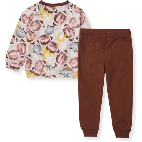 Burt's Bees Baby baby-boys Shirt and Pant Set, Long Sleeve Top & Bottom Outfit Bundle, 100% Organic Cotton
