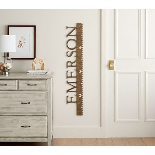 Personalized Garamond Growth Chart, Natural