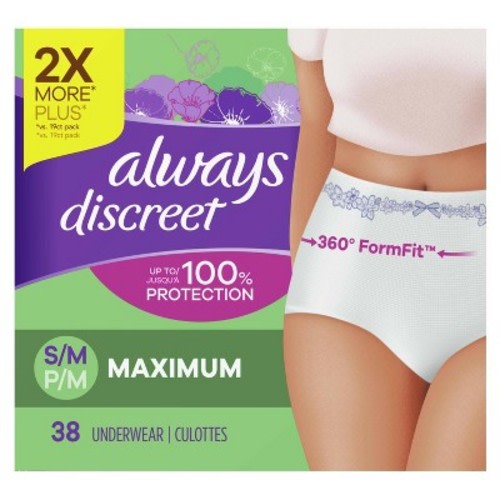 Always Discreet Postpartum Underwear for Women