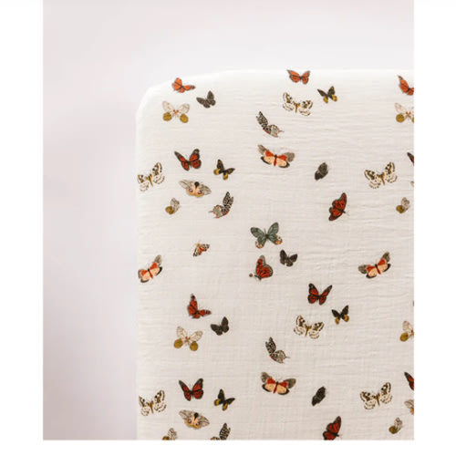 Butterfly Migration Crib Sheet