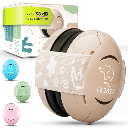 Schallwerk ® Mini+ Baby Ear Muffs – Infant Noise Cancelling Headphones, Toddler Ear Protection, Baby Headphones for Noise