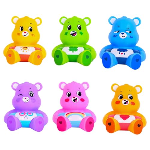 Care Bears Light Up Floats 3 Pack - Assorted Floating Water Toys for Babies & Toddlers - Bath Time, Sensory Bins, Water Tables & Year-Round Play, Ages 6M+, Styles May Vary