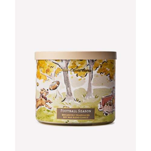 Football Season 3-Wick Candle