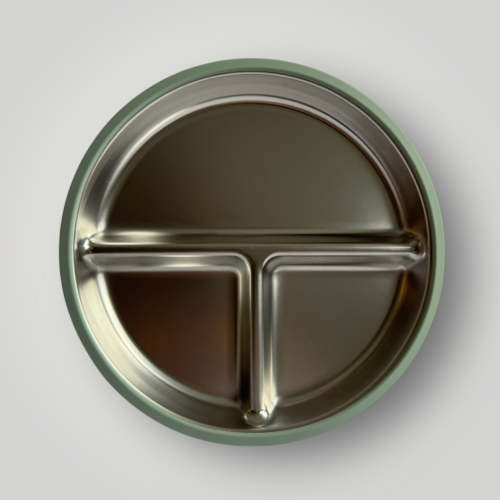 Stainless Steel Baby Plate Non-Toxic, Eco-Friendly Toddler Grip Plate – Ease.Baby
