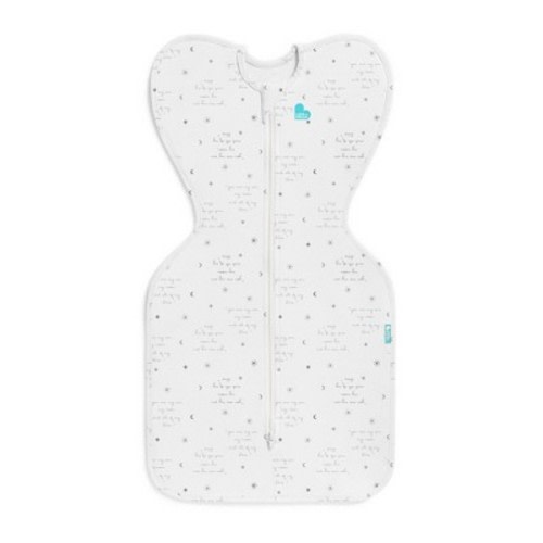 Love to Dream Swaddle Up Lite Sleep Sack- Cotton 0.2 TOG - You Are My - M: White, Snug Fit, Breathable Fabric, Two-Way Zipper