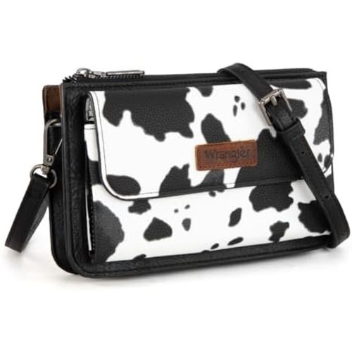 Wrangler Crossbody Wallet for Women RFID Clutch Phone Purse with Credit Card Slots