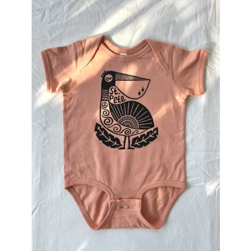 St. Pete Pelican Baby Onesie - Hippie Baby Co — Hippie Baby Co