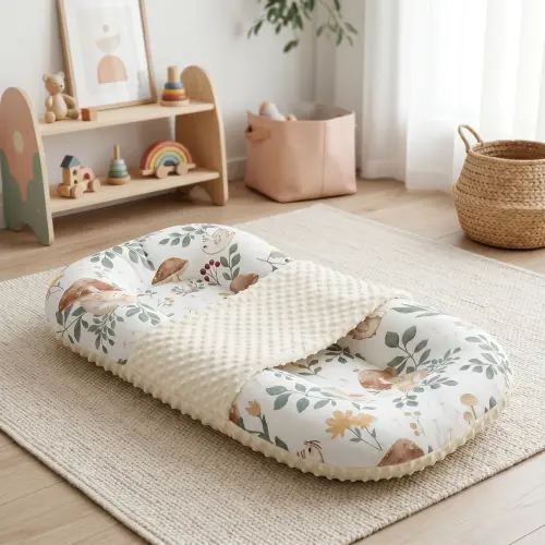 Cozy Baby Nest Lounger - Floral