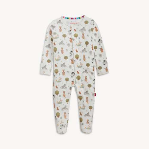 Magnetic Organic Cotton Footie | Farm