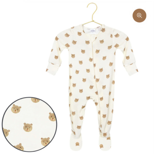 Lou Lou and Company Teddy Zipper Footies