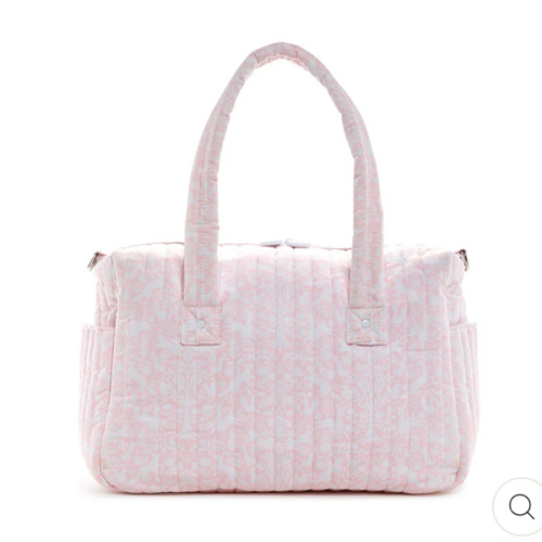 Quilted Stroller Bag - Woodland Pink