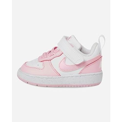 Amazon.com | Nike Baby/Toddler Court Borough Low Recraft Shoes, White/Pink Foam, 3C | Sneakers