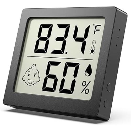 Digital Thermometer Indoor Hygrometer Room Thermometers and Humidity Gauge with Temperature Humidity Monitor by AikTryee