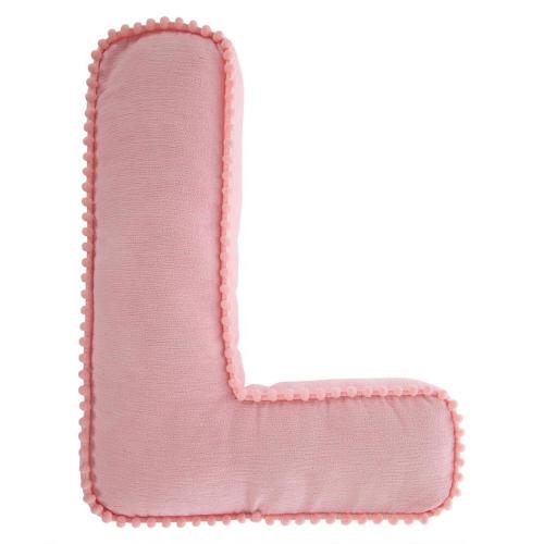 Letter Pom Pom Pillow