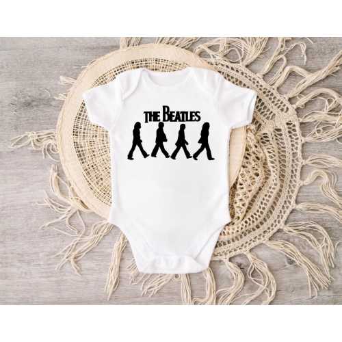 The Beatles Baby Bodysuit Gift Baby Shower Top Boys Girls Neutral Band Shirt