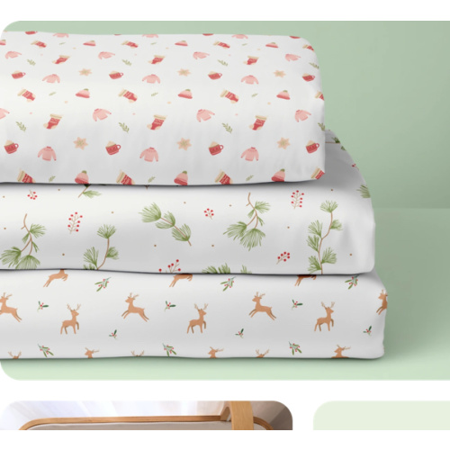 Printed Fitted Sheet Set of 3 | Cradlewise