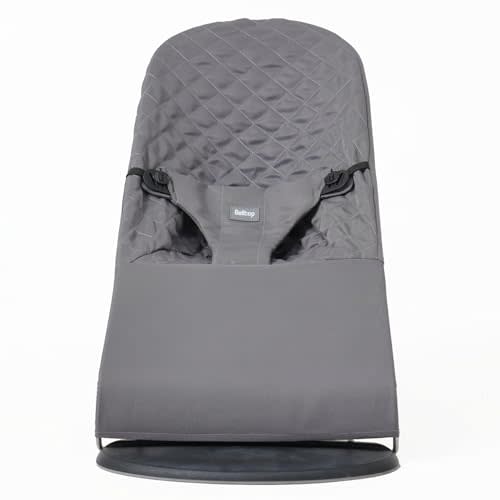 Fabric seat for Bouncer Belltop Compatible with BabyBjörn Bouncer: Soft & Bliss. Cover for Baby Bouncer (seat): Hypoallergenic & Breathable. Seat for Baby Swing: Ergonomic (Grey)