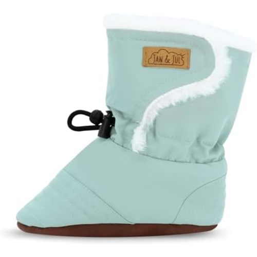 JAN & JUL Faux Fur Lined Winter Booties for Babies and Toddlers