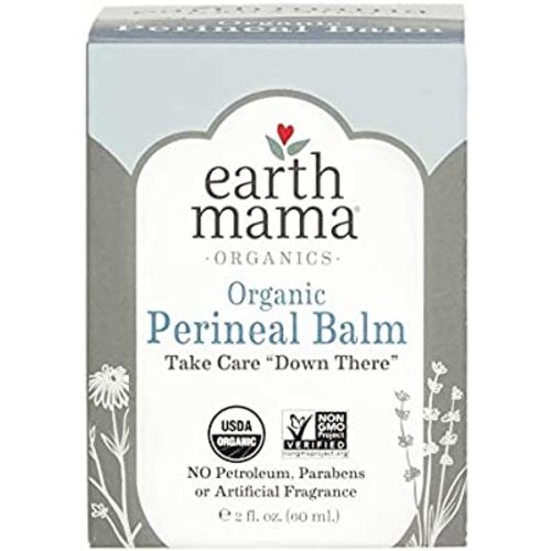 Organic Perineal Balm by Earth Mama | Naturally Cooling Herbal Salve for Pregnancy and Postpartum Relief, 2-Fluid Ounce - 2 Fl Oz (Pack of 1)