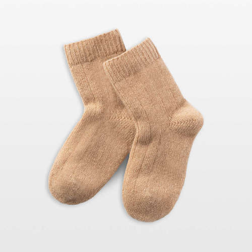 Nuna ® Tan NB-6 Months Cashmere Baby Socks