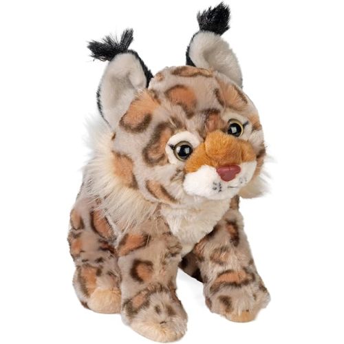 Wild Republic Bobcat Plush, Stuffed Animal, Plush Toy, Gifts for Kids, Cuddlekins, 8 Inches,Multi