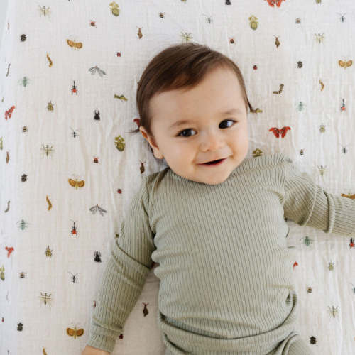 Cutie Crawlies Crib Sheet
