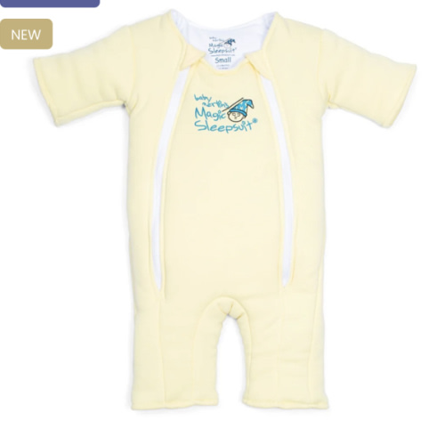 Yellow Baby Merlin’s Magic Sleepsuit | 100% Cotton Baby Sleepwear