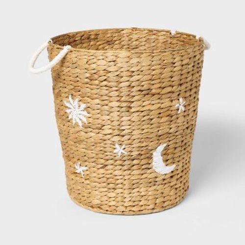 Celestial Kids' Natural Woven Floor Basket - Pillowfort™
