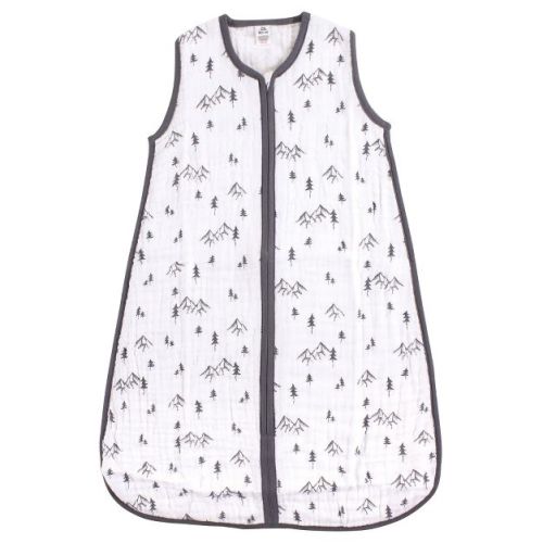 Yoga Sprout Baby Sleeveless Muslin Cotton Sleeping Bag, Sack, Blanket, Mountain Range, 0-6 Months