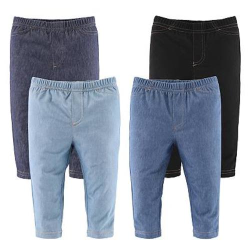 The Peanutshell Baby Jeggings For Boys And Girls, 4-pack