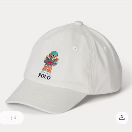 Polo Bear Cotton Twill Ball Cap