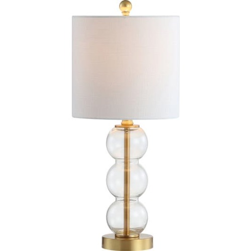 February Glass/Metal LED Table Lamp