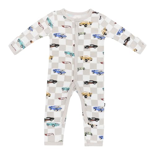 KYTE BABY Unisex Soft Romper with Snap Closure, 97% Rayon made from Bamboo, 3% Spandex,