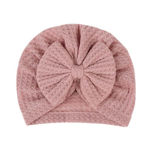 RMGVDSD Baby Hat Cap Toddler Baby Girls Boys Summer Solid Bow Cap Hat Lovely Kids 0-24 Months Headwear Cute Knot Nursery Beanie
